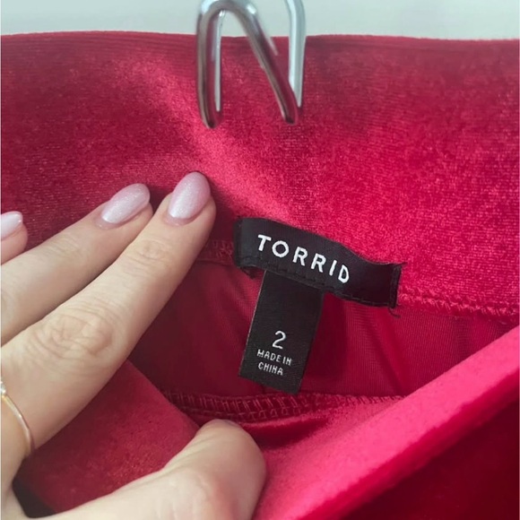 Torrid Red Midi Skirt - Picture 2 of 3